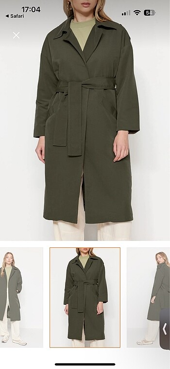 xs Beden Trendyolmilla etiketli trençkot