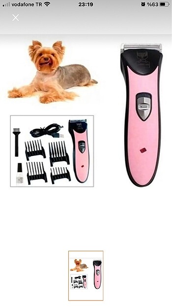 Kedi köpek traş makinası