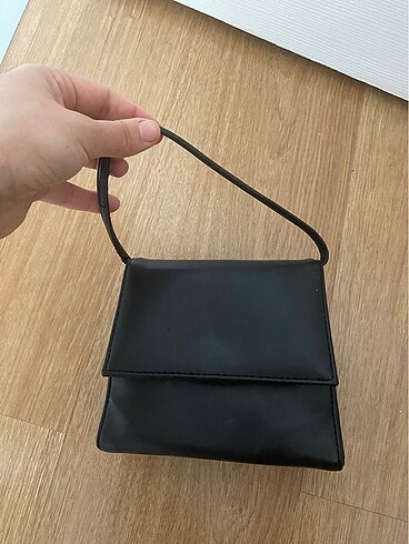  Beden siyah Renk Hakiki deri Temiz kullanılmış çanta