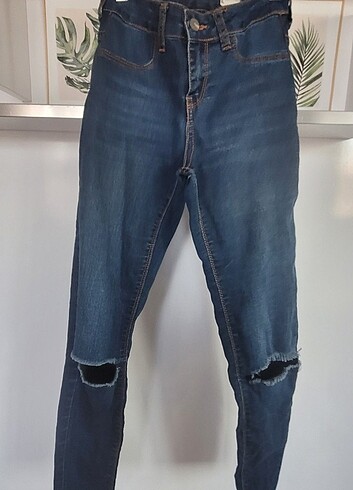 s Beden mavi Renk Jeans Kot pantolon 