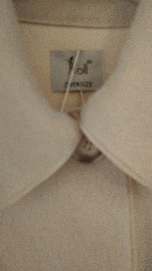 Düğmeli Uzun Bej Kadın Kaban - Görsel 2