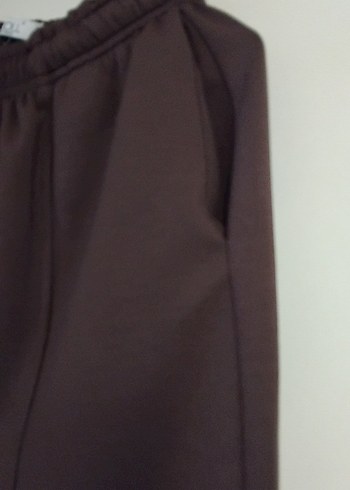 Kadın Kahverengi Rahat Kesim pantolon - Görsel 3