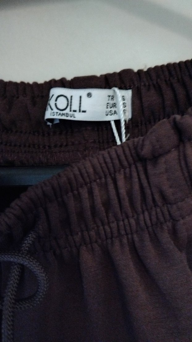 Kadın Kahverengi Rahat Kesim pantolon - Görsel 2