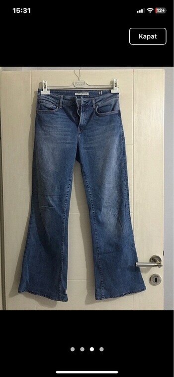 27 Beden mavi jean pantolon