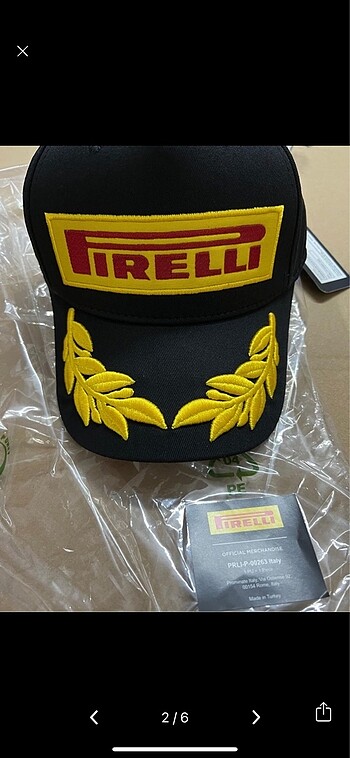 Pirelli şapka