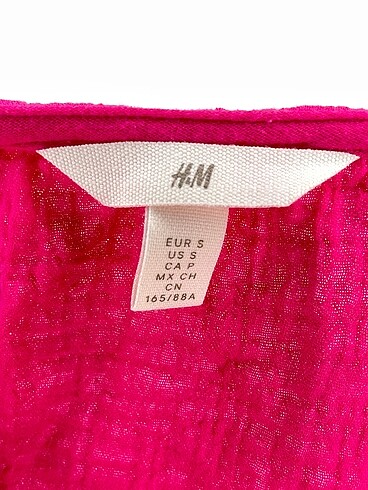 s Beden pembe Renk H&M Bluz %70 İndirimli.