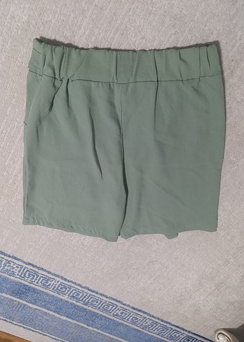 Diğer Yeşil Kemerli kız çocuk Mini Şort