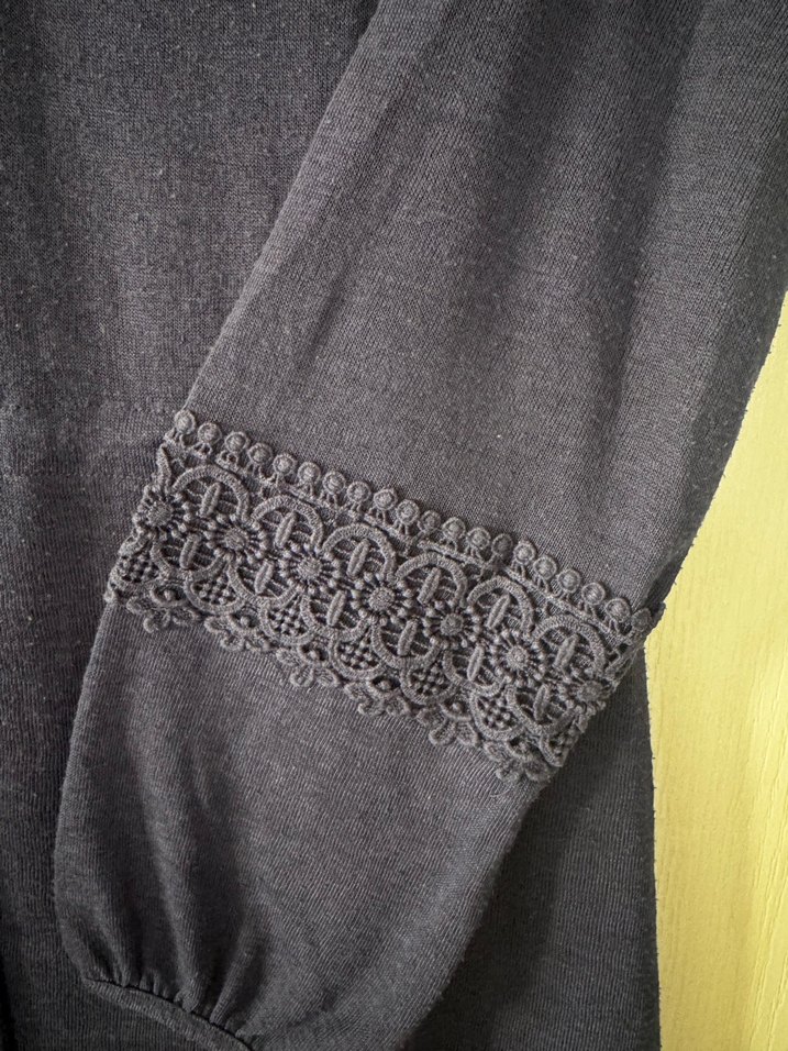 Mavi Jean- Örgü Elbise- - Görsel 3