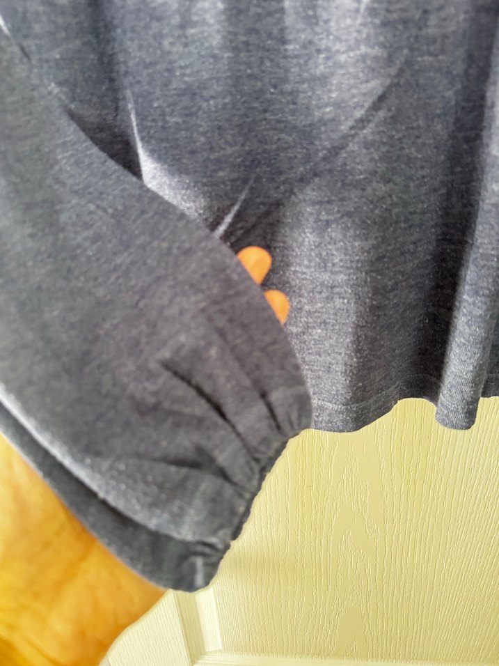 Mavi - Düğmeli Uzun Kollu Tişört - Görsel 3