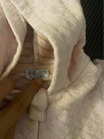HelloBaby Kışlık şapkalı tulum 1 yaş