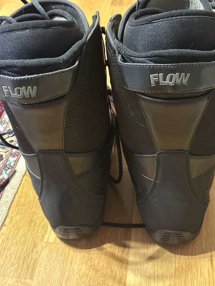 Siyah Bağcıklı Erkek Biker Botları kar botu - Görsel 2