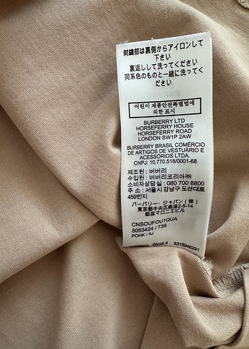 l Beden Burberry erkek Tişört