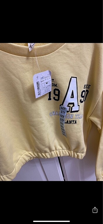 7 Yaş Beden Kız çocuk sweatshirt