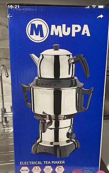 Mupa elektrikli semaver