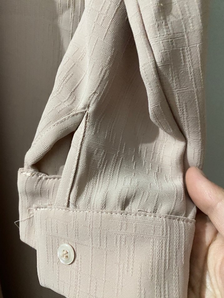 Pudra Uzun Kadın Elbise - Görsel 5