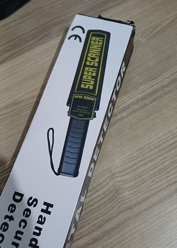 El Tipi Güvenlik Dedektörü Siyah - Görsel 2