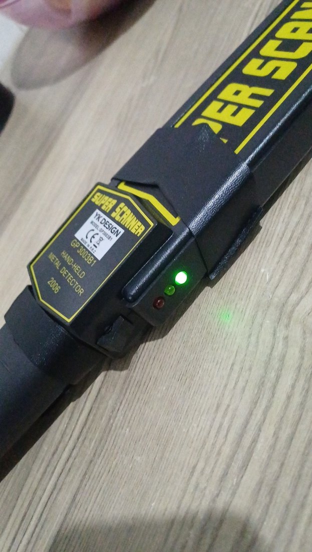 El Tipi Güvenlik Dedektörü Siyah - Görsel 5