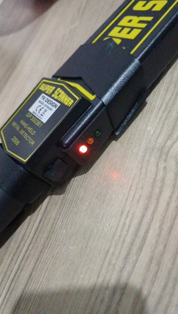 El Tipi Güvenlik Dedektörü Siyah - Görsel 4