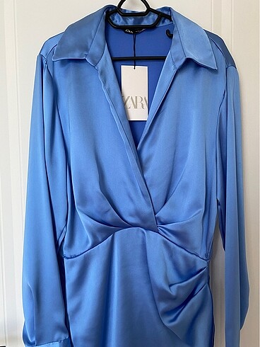 Zara Saten elbise