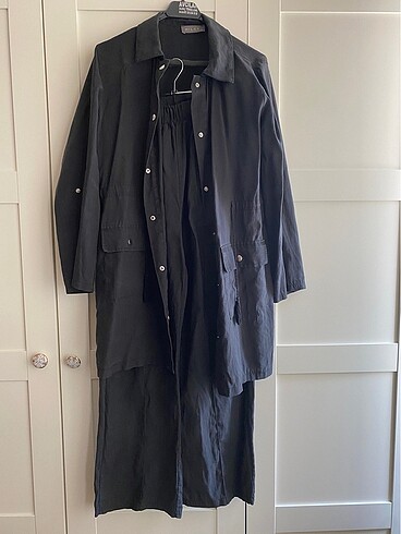 hilay butik antrasit keten takım