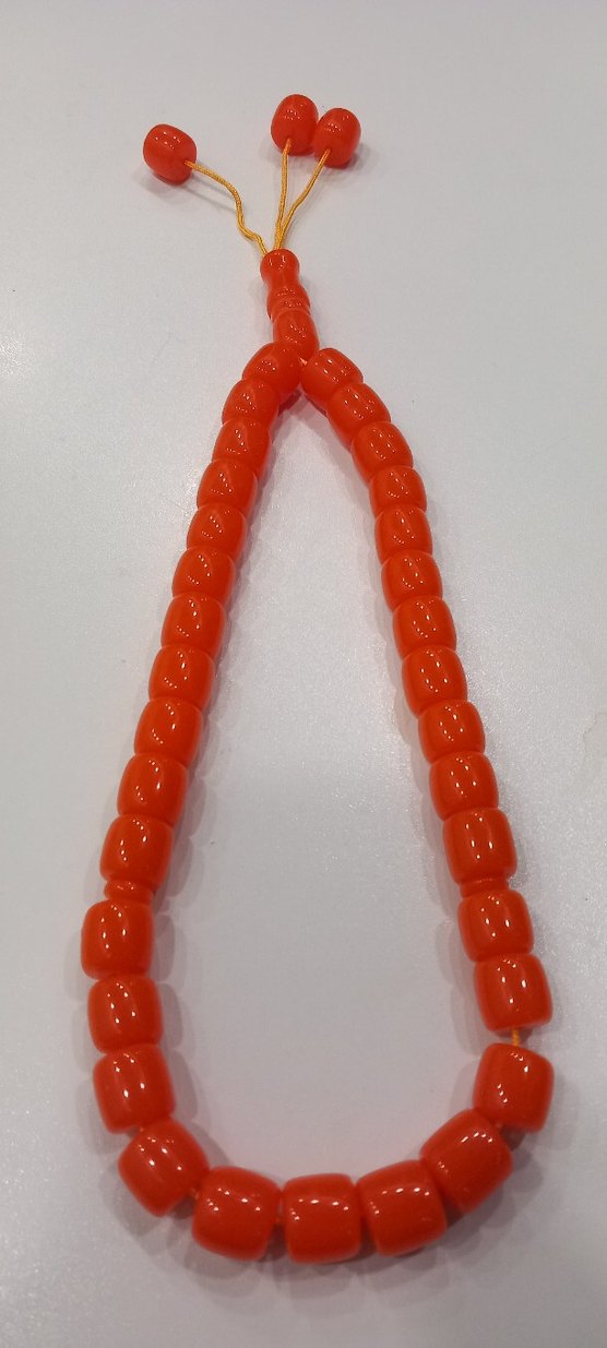 Turuncu Erkek Tesbih Boncukları - Görsel 2