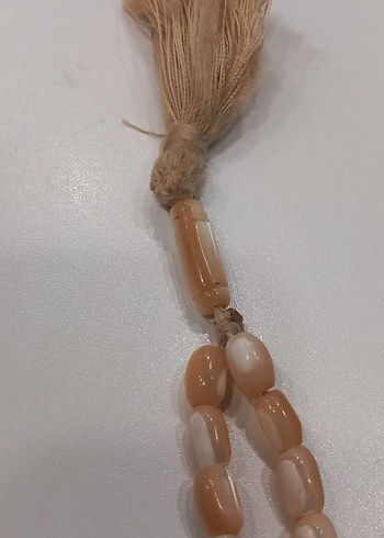 Akik Bej Minimalist Bohem Tarz Erkek Tesbih - Görsel 3