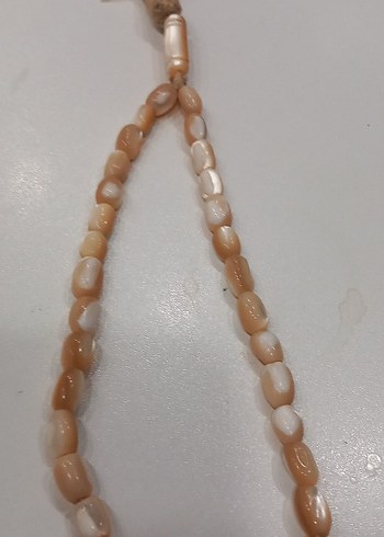 Akik Bej Minimalist Bohem Tarz Erkek Tesbih - Görsel 2