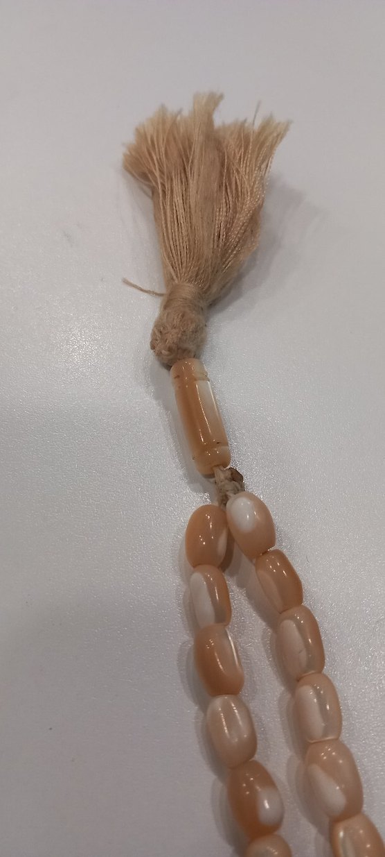 Akik Bej Minimalist Bohem Tarz Erkek Tesbih - Görsel 3