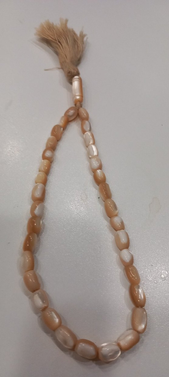 Akik Bej Minimalist Bohem Tarz Erkek Tesbih - Görsel 2