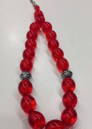 Kehribar Kırmızı Erkek Tesbih