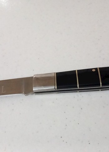 C.F.L. Siyah Saplı Çelik Bıçak - Görsel 2