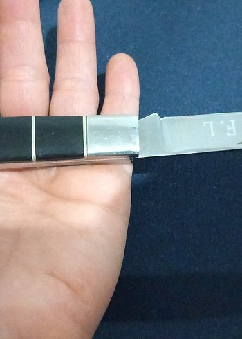 C.F.L. Siyah Saplı Çelik Bıçak - Görsel 3