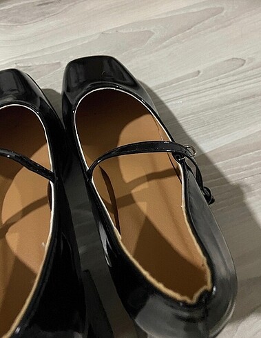 39,5 Beden siyah Renk Mary Jane Ayakkabı (SIFIR ÜRÜN)