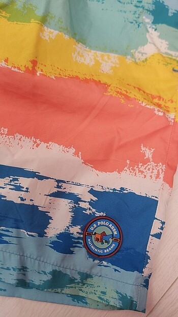 10 Yaş Beden çeşitli Renk Uspa şort mayo