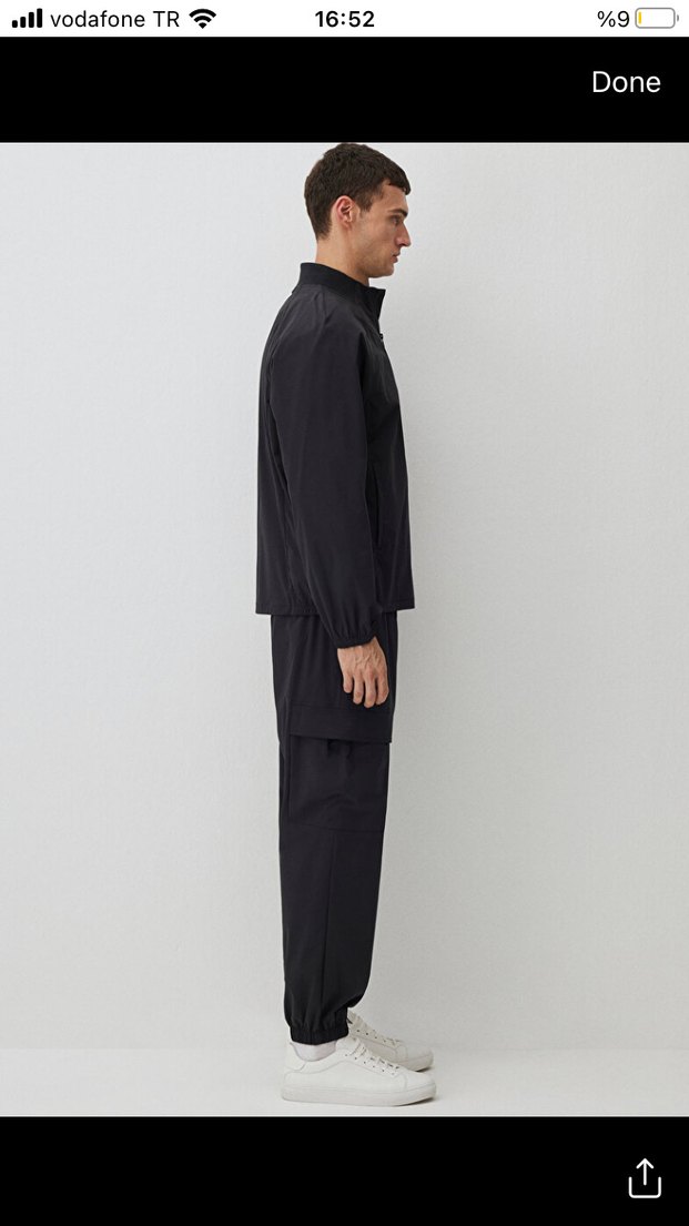 Erkek Siyah Eşofman Takımı Etiketli Sıfır - Görsel 2