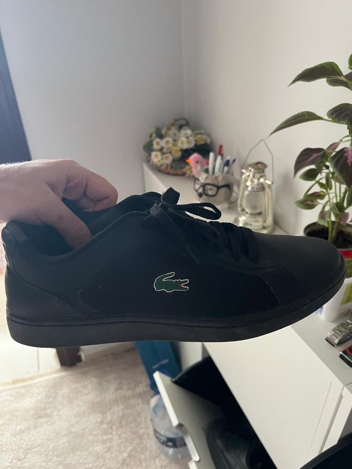 Siyah Erkek Spor Ayakkabı Bağcığı - Görsel 2