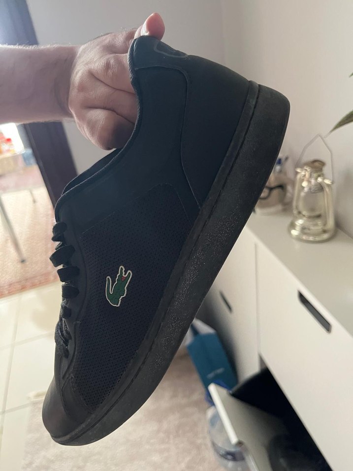 Siyah Erkek Spor Ayakkabı Bağcığı - Görsel 3