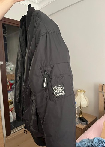 Pull and Bear Siyah Fermuarlı Erkek Bomber Sokak Stili Ceket