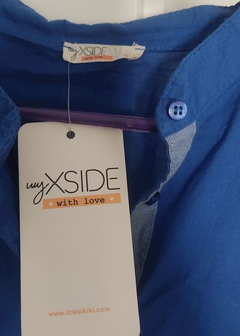 LC Waikiki Uzun Kollu Lacivert Tunik gömlek