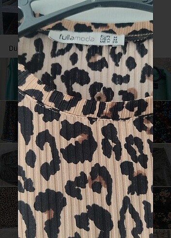m Beden çeşitli Renk Leopar bluz fulla moda