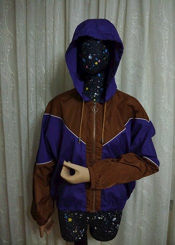 Mor-Kahverengi Renkli  Kadın Ceket - Görsel 4