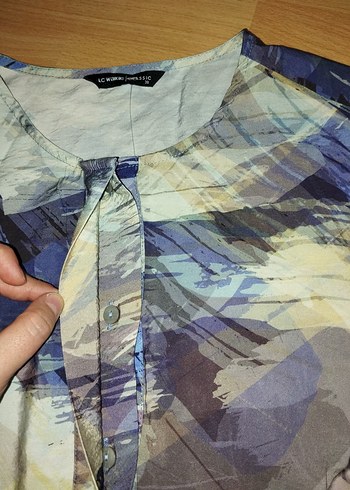 LCW  Renkli Desenli Kadın Bluz - Görsel 4