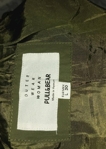 Kadın Haki Fermuarlı Rahat Ceket - Görsel 5