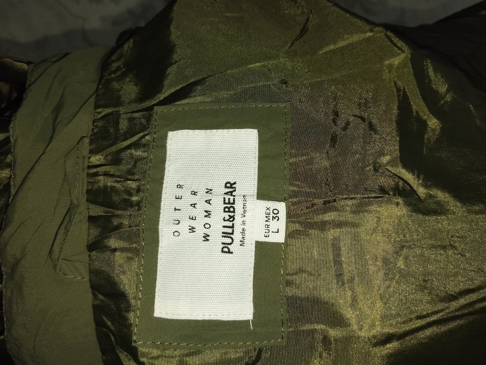 Kadın Haki Fermuarlı Rahat Ceket - Görsel 5