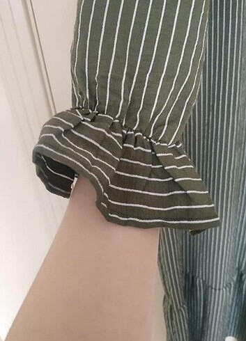 Rahat şık uzun elbise - Görsel 6