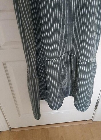 Rahat şık uzun elbise - Görsel 5