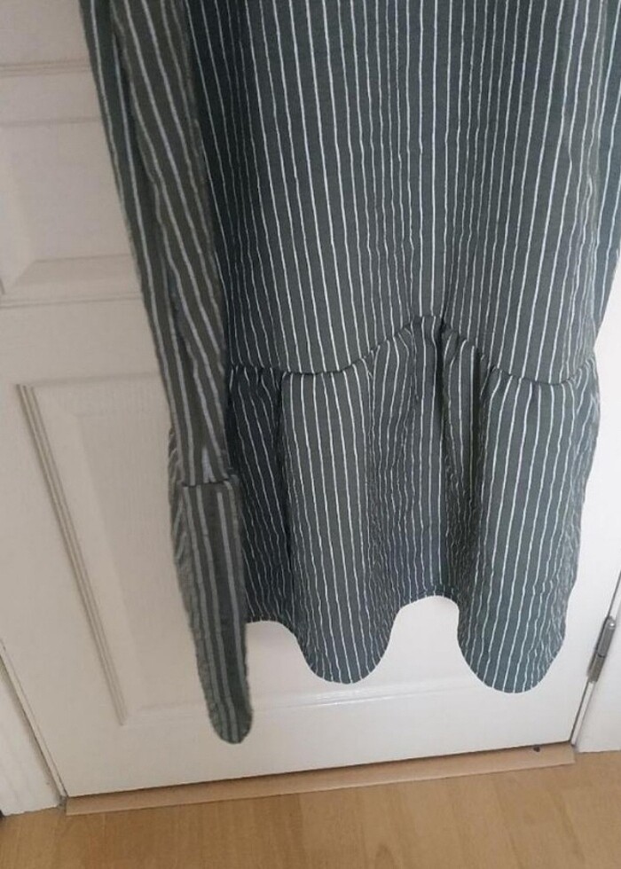 Rahat şık uzun elbise - Görsel 5