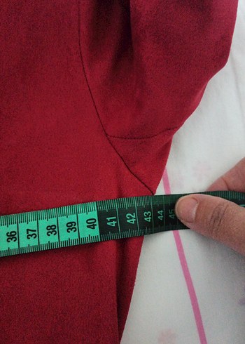 Bordo Süet Uzun Kollu Kadın trençkot ceket - Görsel 5