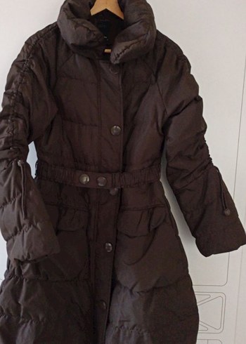 Bordo Kemerli Kısa Kadın Deri Ceket - Görsel 18