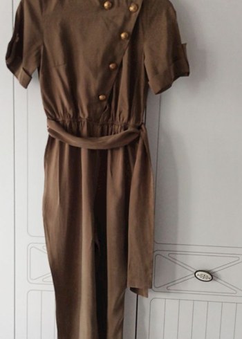 Bordo Kemerli Kısa Kadın Deri Ceket - Görsel 17